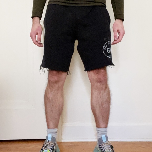 Ralph Lauren Polo 1967 PRL Athletic Gym Trainer Sweat Shorts Black Men’s Small - Picture 1 of 10